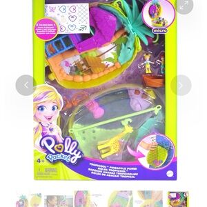 Polly Pocket Micro Tropical Pineapple Purse